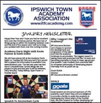 Ipswich Town Academy Newsletter from sponsors Source One Consulting