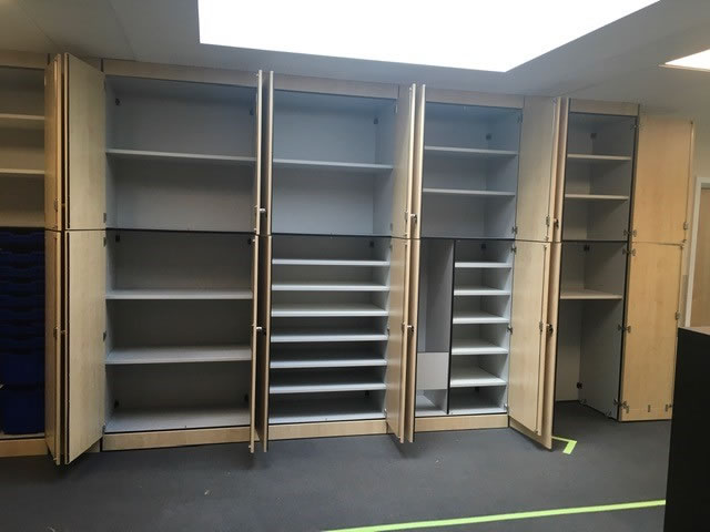 Westwood Primary School storagewall
