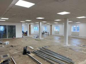 1. Office stripped out