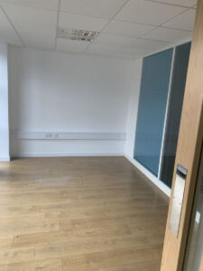 1. Reception area before