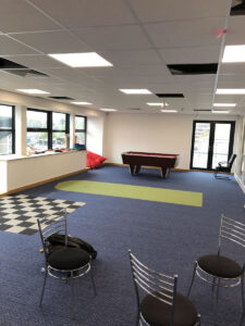 11. Breakout area with putting green