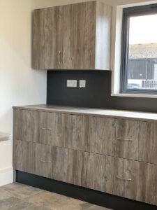 13. Bespoke top units and wipedown upstands