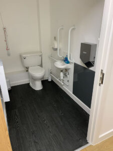 13. New toilet flooring