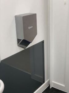 14. New hand dryer and splashback