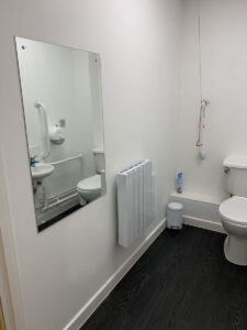 15. New toilet mirror and rad
