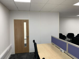 16. Completed first floor store room