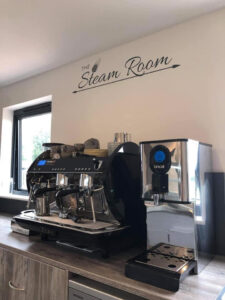 16. New coffee machine and graphics