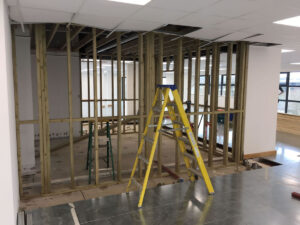 2. Server room, start of build
