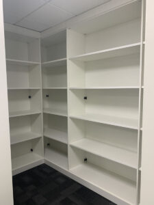 23. Ground floor Bespoke storage wall inside