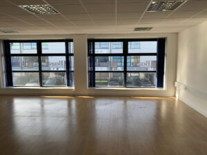 6. First floor office before