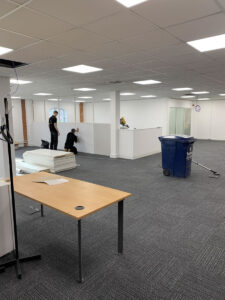 6. New partitioning built for department