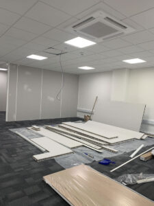 6. New partitioning on ground floor