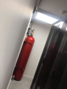 7. Gas suppression system to server room