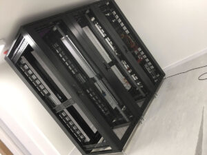 8. Completed server room - 2 tonne rack