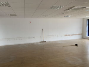 8. First floor trunking removal