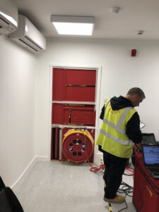 9. Gas suppression system testing