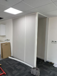 8. New privacy partitioning to First Floor toilet
