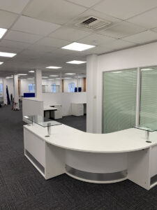 8. New reception area