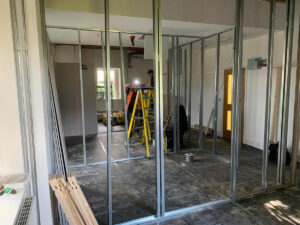 Stud wall partitions