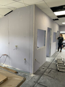 10. New partitioned offices