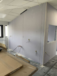 11. First fix electrics to kitchen