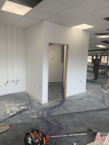 13. Server room painted