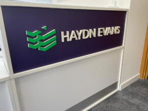 24. Haydn Evans reception counter graphics