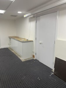 30. New worktop and laminated door