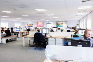 Open plan office