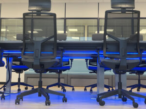 Boardroom concrete effect table