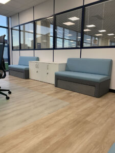Soft furniture with under storage