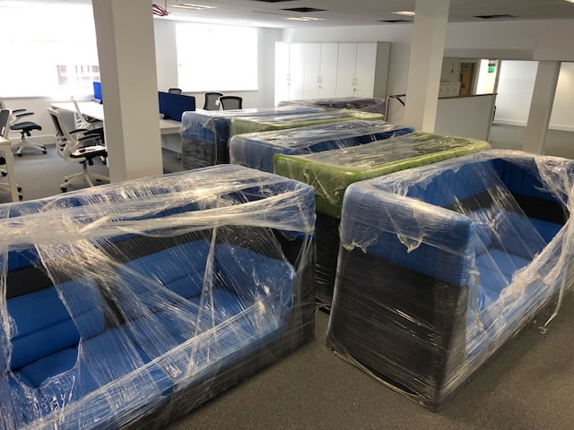 Office relocations Re-use, re-configure, re-locate or re-furbish existing furniture