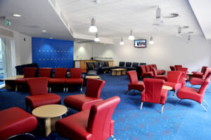 Sixth form common room furniture fit out for Woodbridge School
