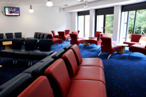 Sixth form common room furniture fit out for Woodbridge School