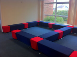 Sixth form soft furniture fit out for Woodbridge School