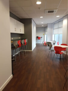 Office dining and meeting space
