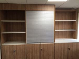 School storage cupboards