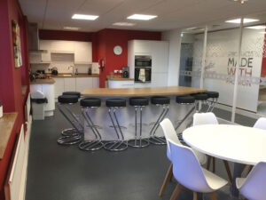 Commercial kitchen for testing