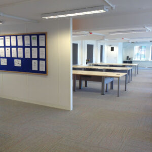 Noticeboard and new flooring