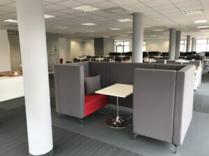 Office fit out, work in progress