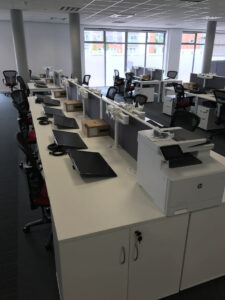 Office work in progress