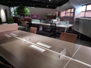 Acrylic/Perspex Desk screens