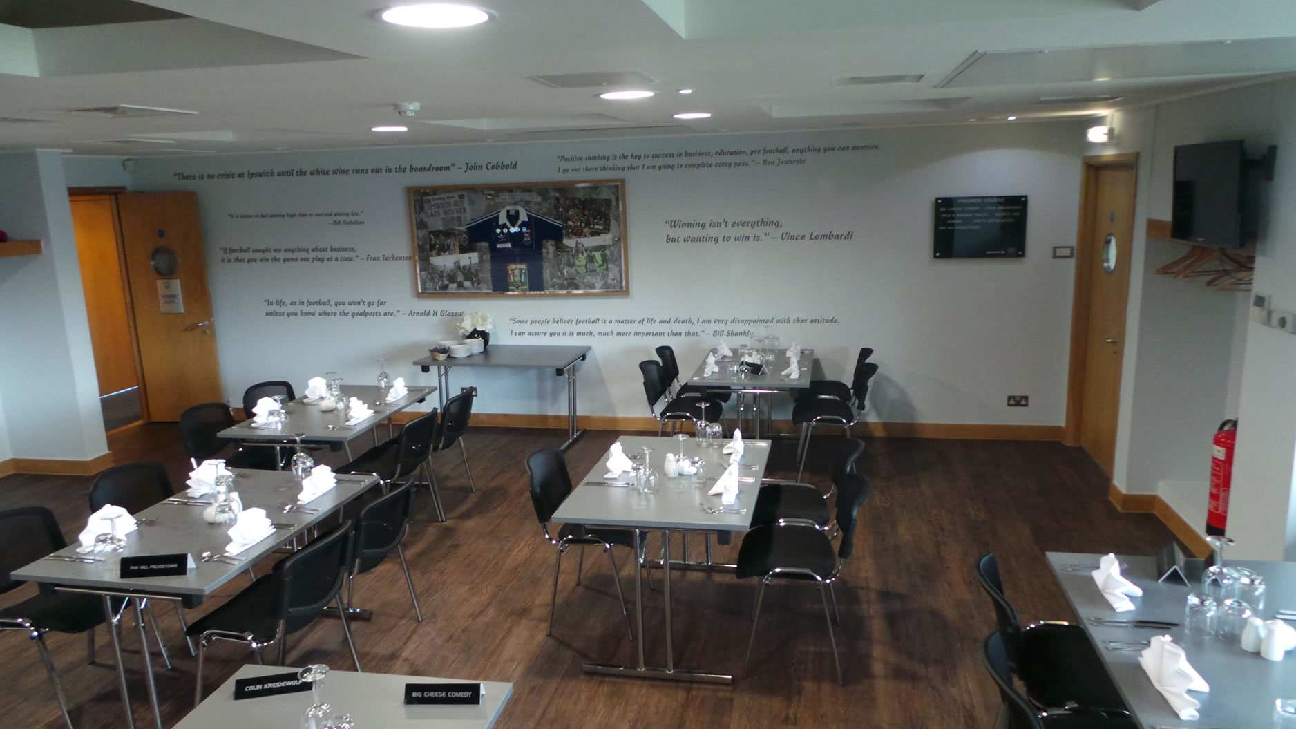 Commercial fit out, Ipswich Town Premier Lounge Commercial fit out, Ipswich Town Premier Lounge