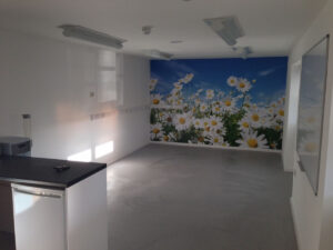 School staffroom - mural
