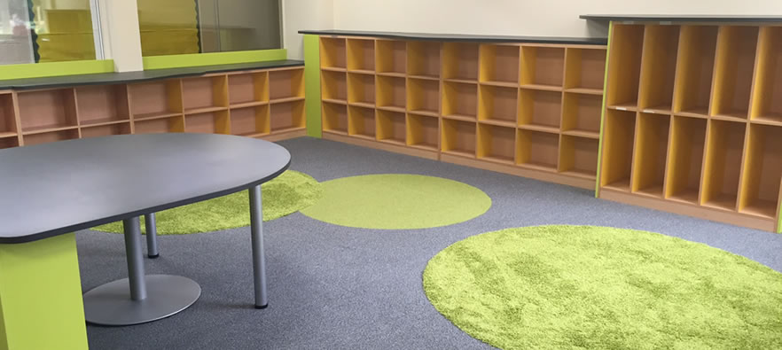 School library furniture fit out, Leagrave Primary School School library furniture fit out, Leagrave Primary School