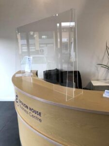 Perspex Reception & Counter Screens