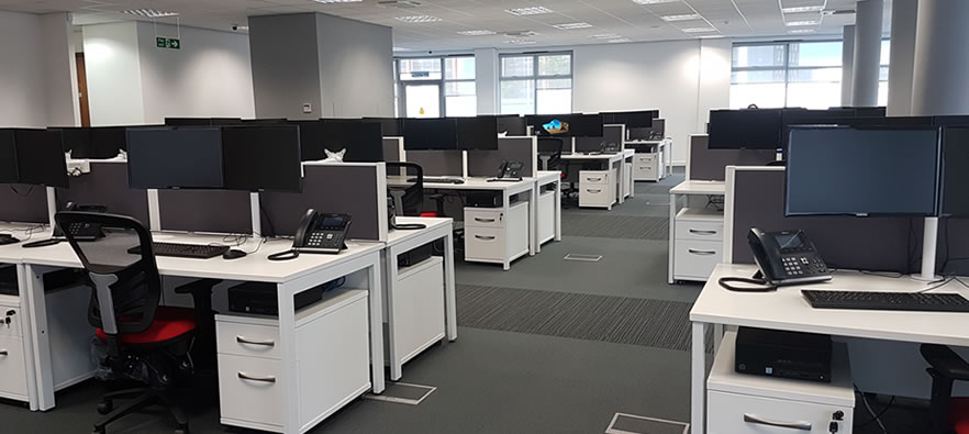 UCM Global, call centre fit out UCM Global, call centre fit out, Ipswich Suffolk