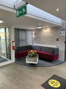 Fire station reception