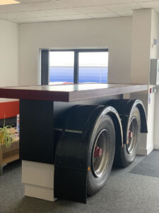 Office reception counter