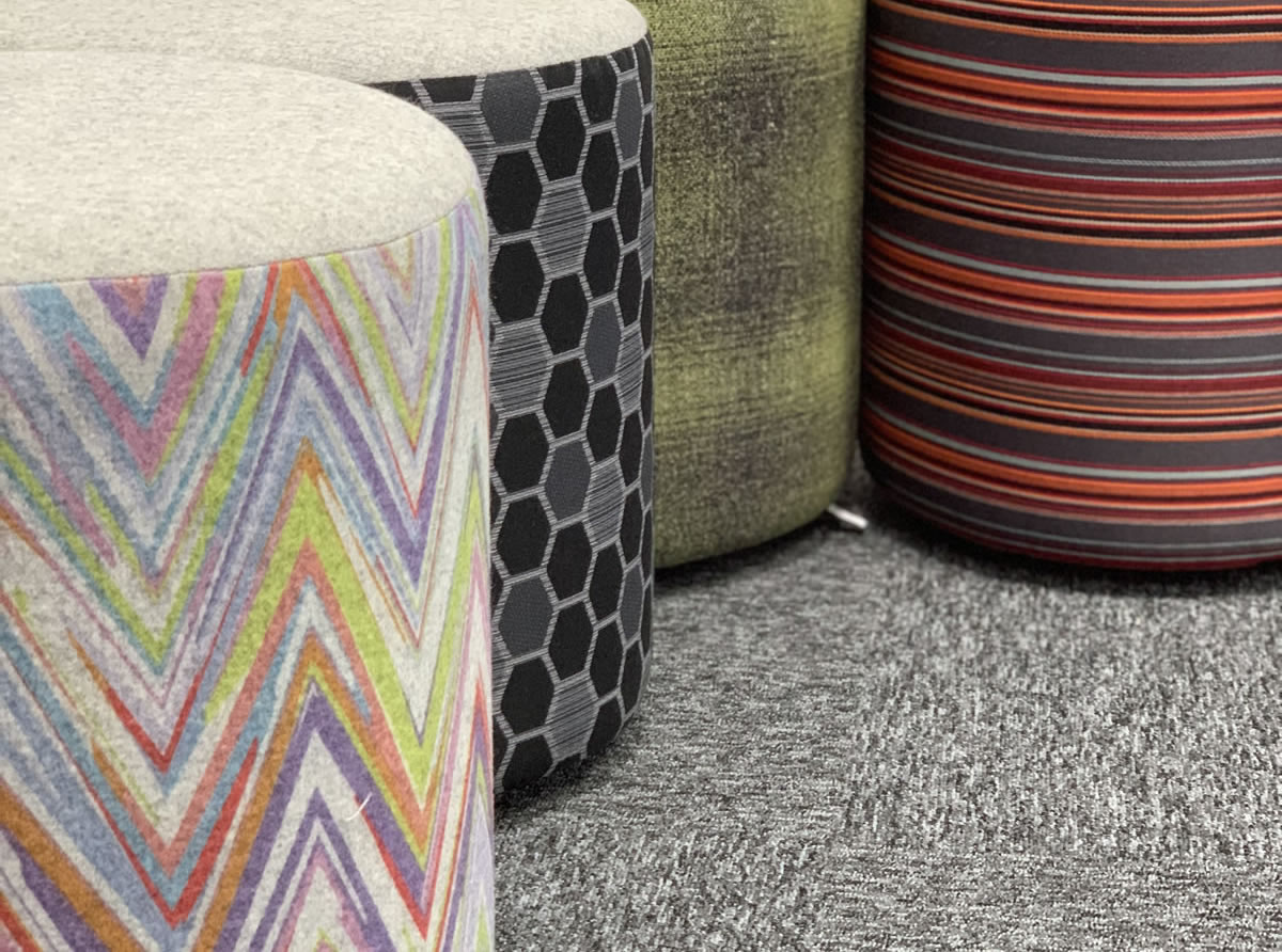 Soft furniture Soft furniture for colour and patterns